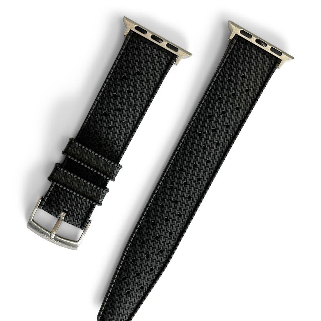 Tropical Rubber Band – For Apple Watch – Black