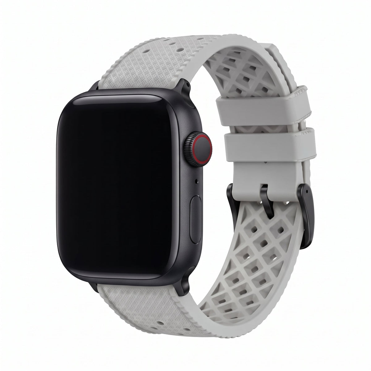 Tropical Rubber Band – For Apple Watch – Gray