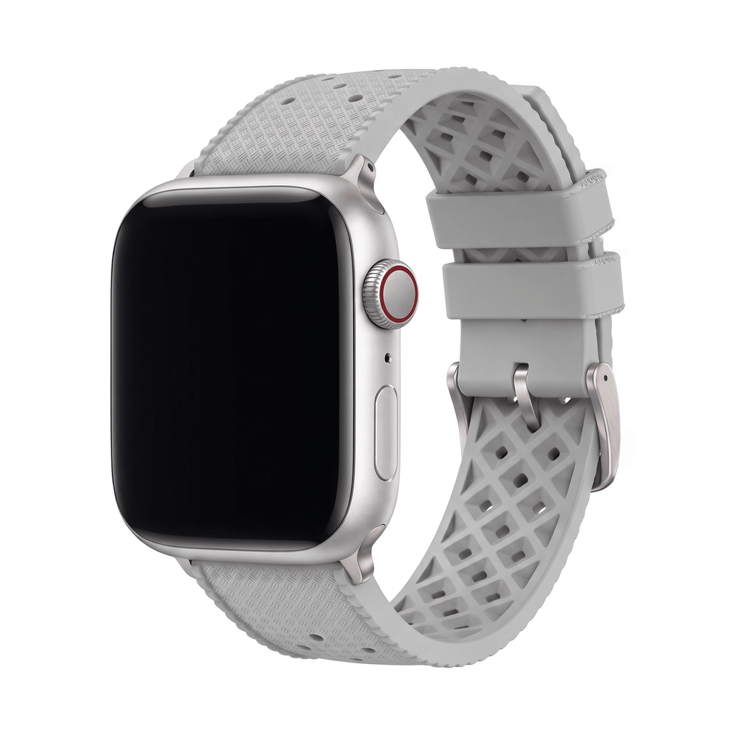 Tropical Rubber Band – For Apple Watch – Gray