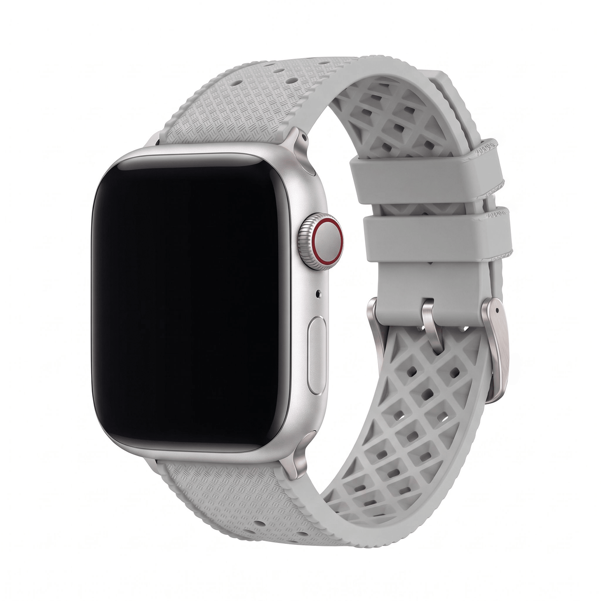 Tropical Rubber Band – For Apple Watch – Gray
