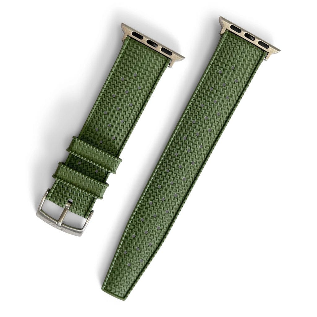 Tropical Rubber Band – For Apple Watch – Green