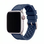 Tropical Rubber Band – For Apple Watch – Navy Blue