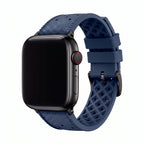 Tropical Rubber Band – For Apple Watch – Navy Blue