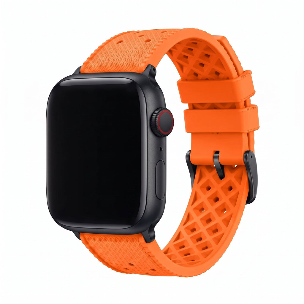 Tropical Rubber Band – For Apple Watch – Orange