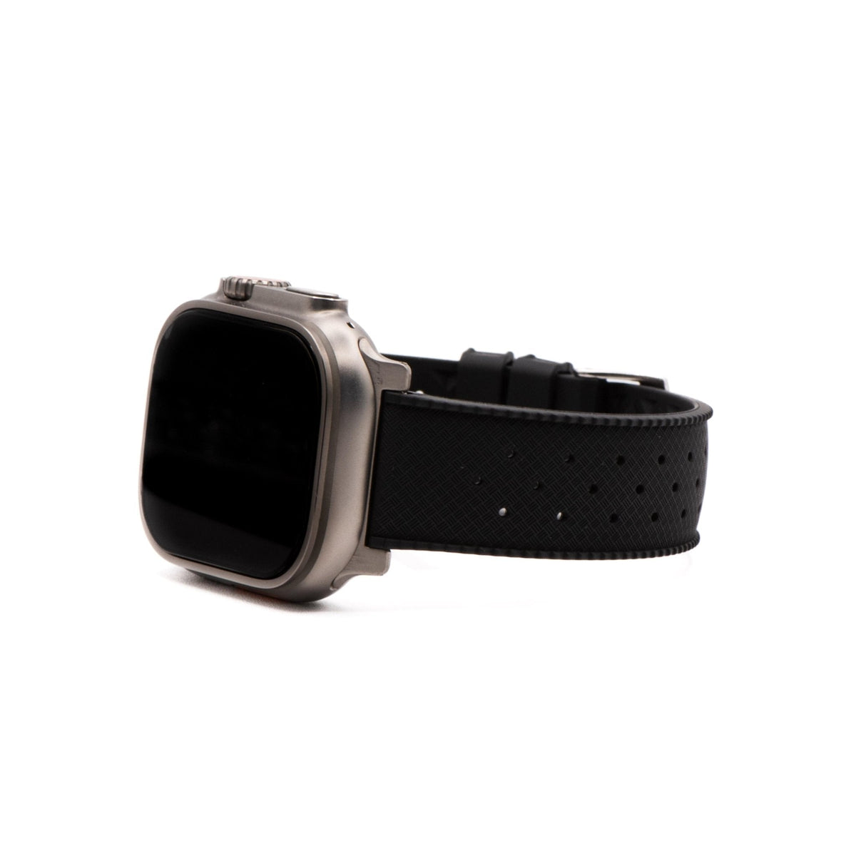 Tropical Rubber Band - For Apple Watch ULTRA - Black