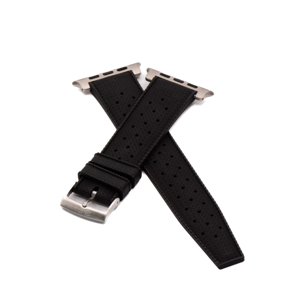 Tropical Rubber Band - For Apple Watch ULTRA - Black