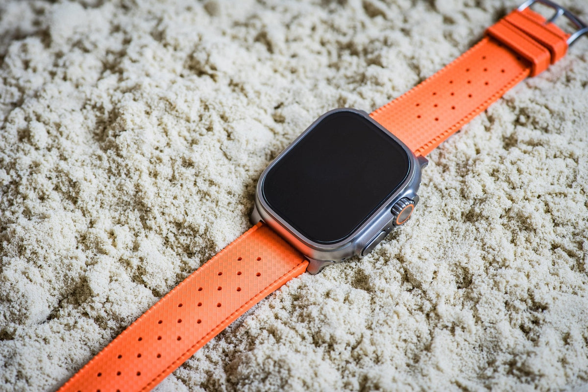 Tropical Rubber Band - For Apple Watch ULTRA - Orange
