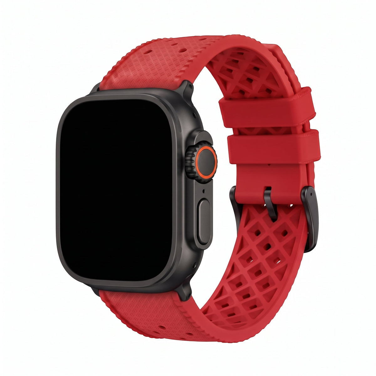 Tropical Rubber Band - For Apple Watch ULTRA - Red