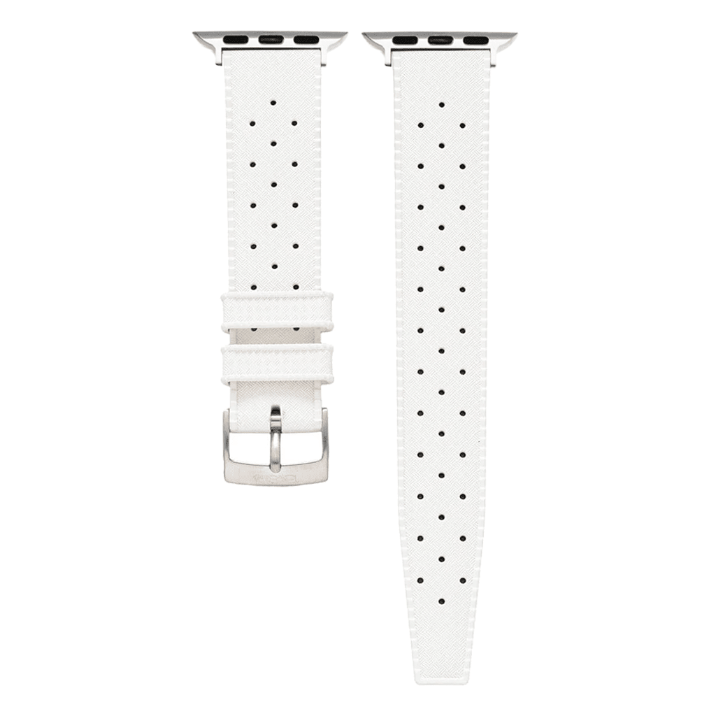 Tropical Rubber Band – For Apple Watch – White