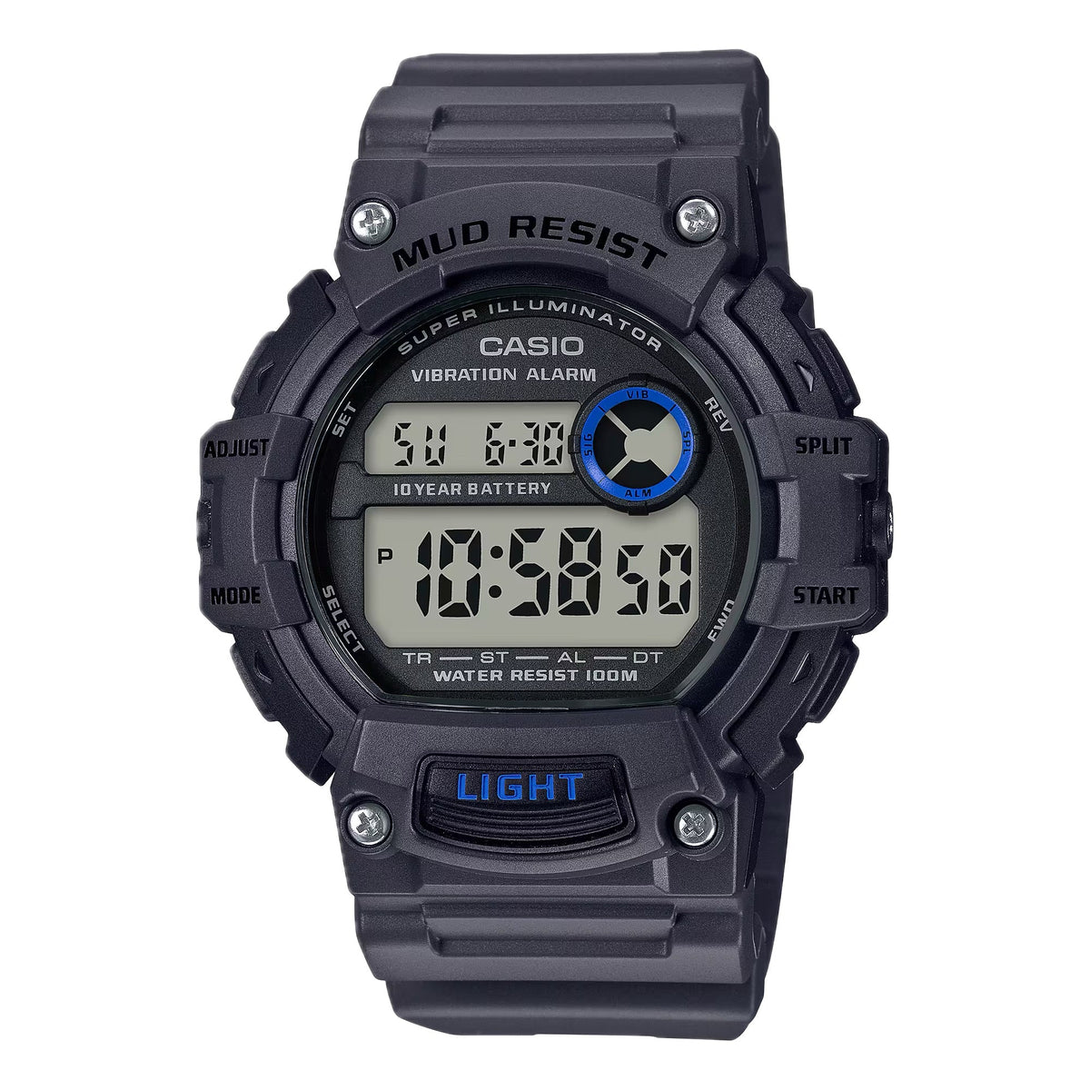 Casio Men's Tactical Digital Sport Watch with Gray Dial - TRT-110H-8AV