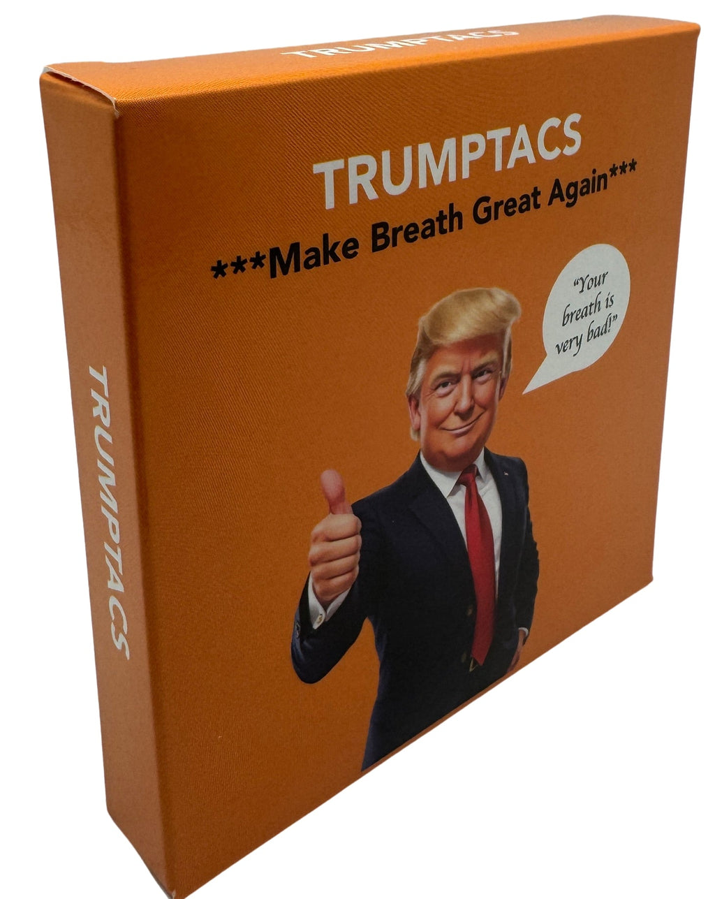 Trumptacs Mints – Funny Donald Trump Candy Box of 30 🍬 Make Breath Great Again!