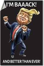 Donald Trump Victory Dance - Large 4x6" Die-Cut Bumper Sticker Car Decal