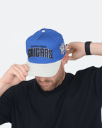 LE Cougars Royal Blue Grey Brim Hat Adults