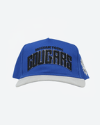 LE Cougars Royal Blue Grey Brim Hat Adults
