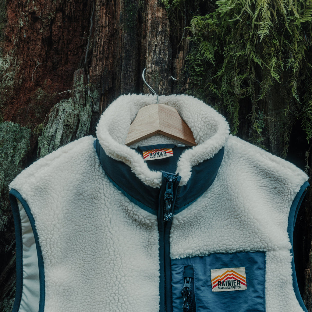 Turbo SuperFleece Vest - Cream (Lined Recycled Fleece)