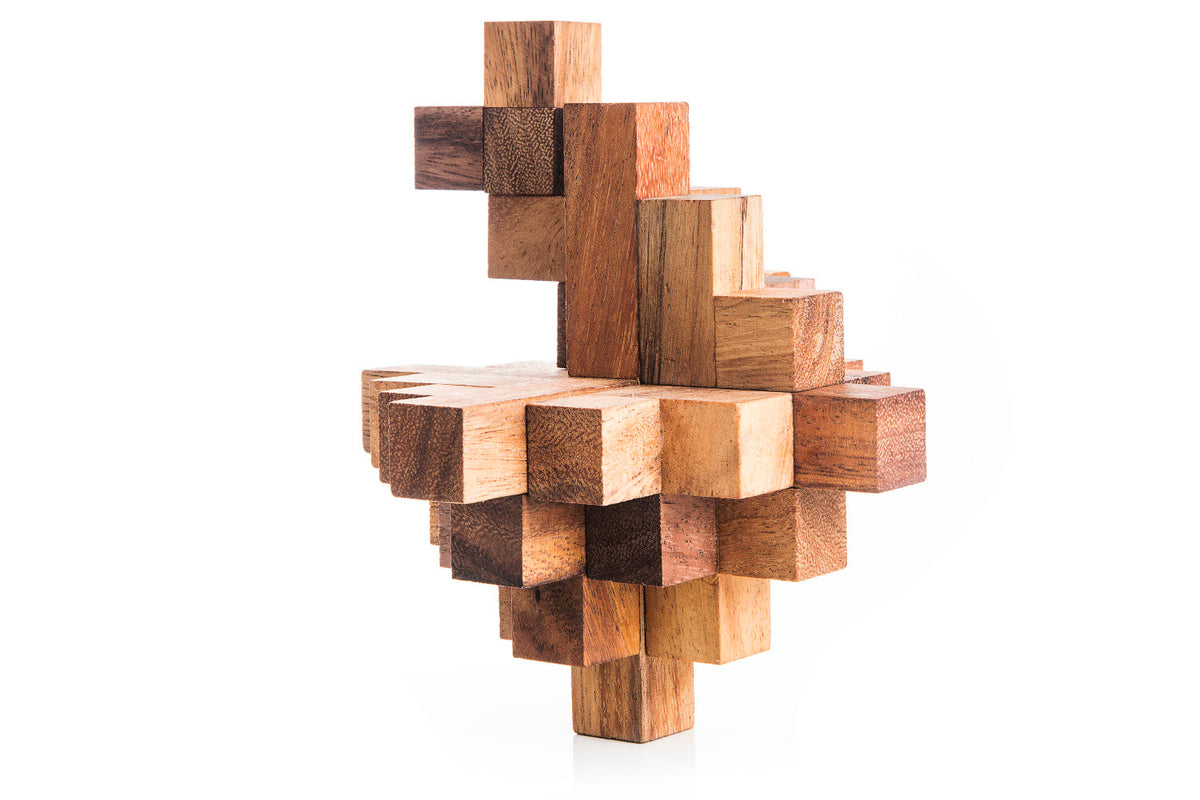 Twist Crystal Puzzle - Twist Wood Puzzle