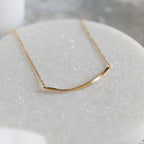 Arvo Mobius Bar Necklace - Gold