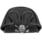 Dancing Skulls Putter Cover - Two Ball / Mallet Style (Black/White)