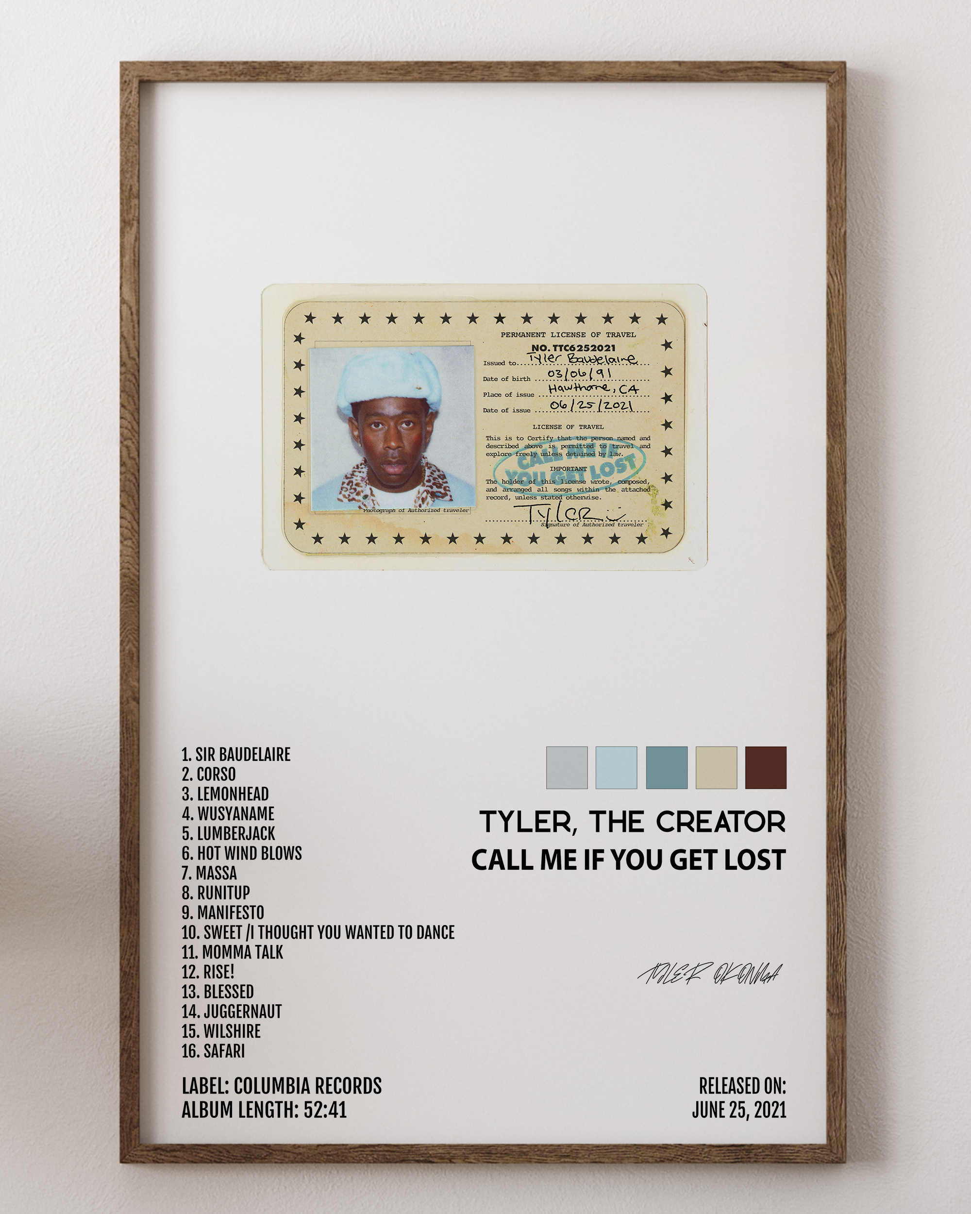 Tyler, the Creator- Call Me if You Get Lost