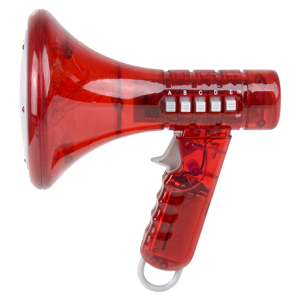 Voice Changer Megaphone Toy – 10 Funny Sound Effects Bullhorn Mic – Kids & Adult