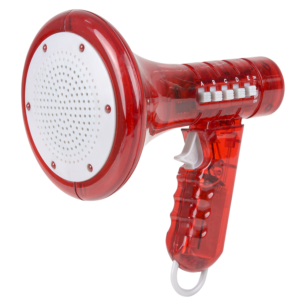 Voice Changer Megaphone Toy – 10 Funny Sound Effects Bullhorn Mic – Kids & Adult