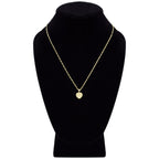 Cubic Zirconia 14K Gold Filled Two-Ply Heart Pendant Necklace Set