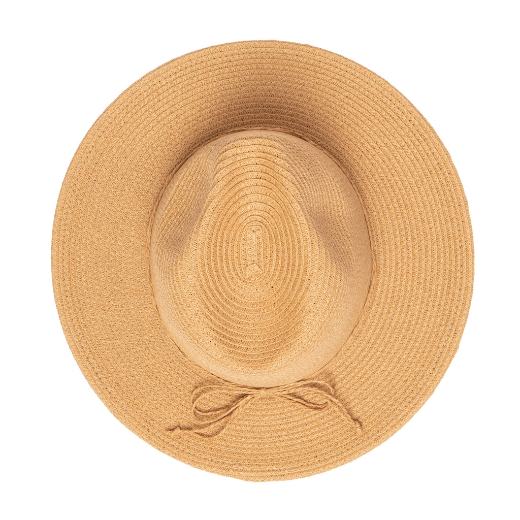 Women's Water Repellent Fedora with Tie