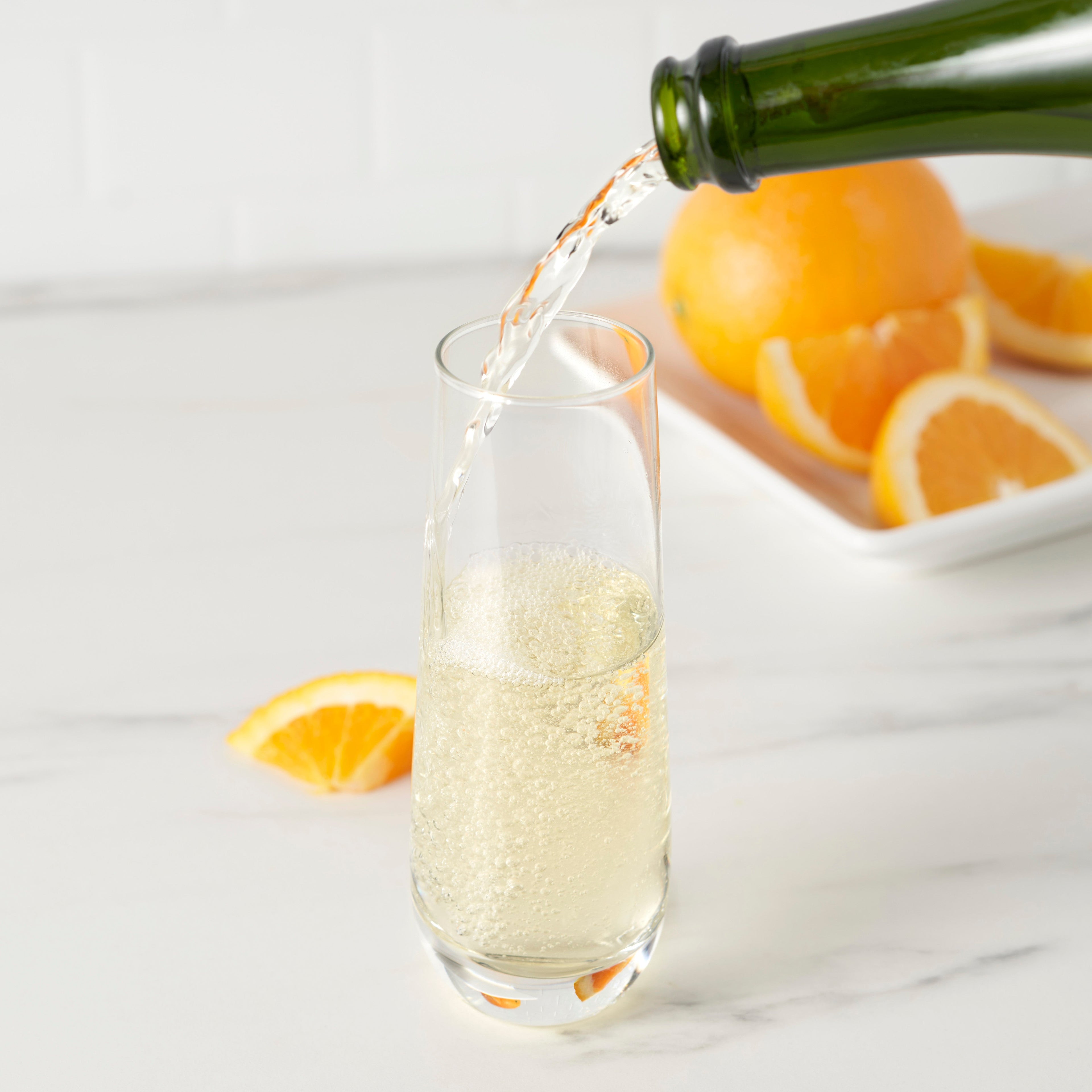 Stemless Champagne Flutes Set of 8