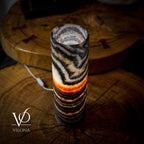 Ultra Exotic Tangerine Crystal (Onyx Table Lamp #34)
