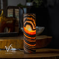 Ultra Exotic Tangerine Crystal (Onyx Table Lamp #34)