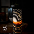 Ultra Exotic Tangerine Crystal (Onyx Table Lamp #34)