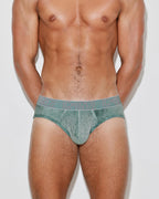 Undertone Low Rise Brief Dark Sage Green
