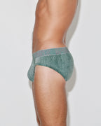 Undertone Low Rise Brief Dark Sage Green