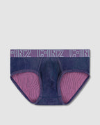 Undertone Mid Rise Brief Blueberry Pink