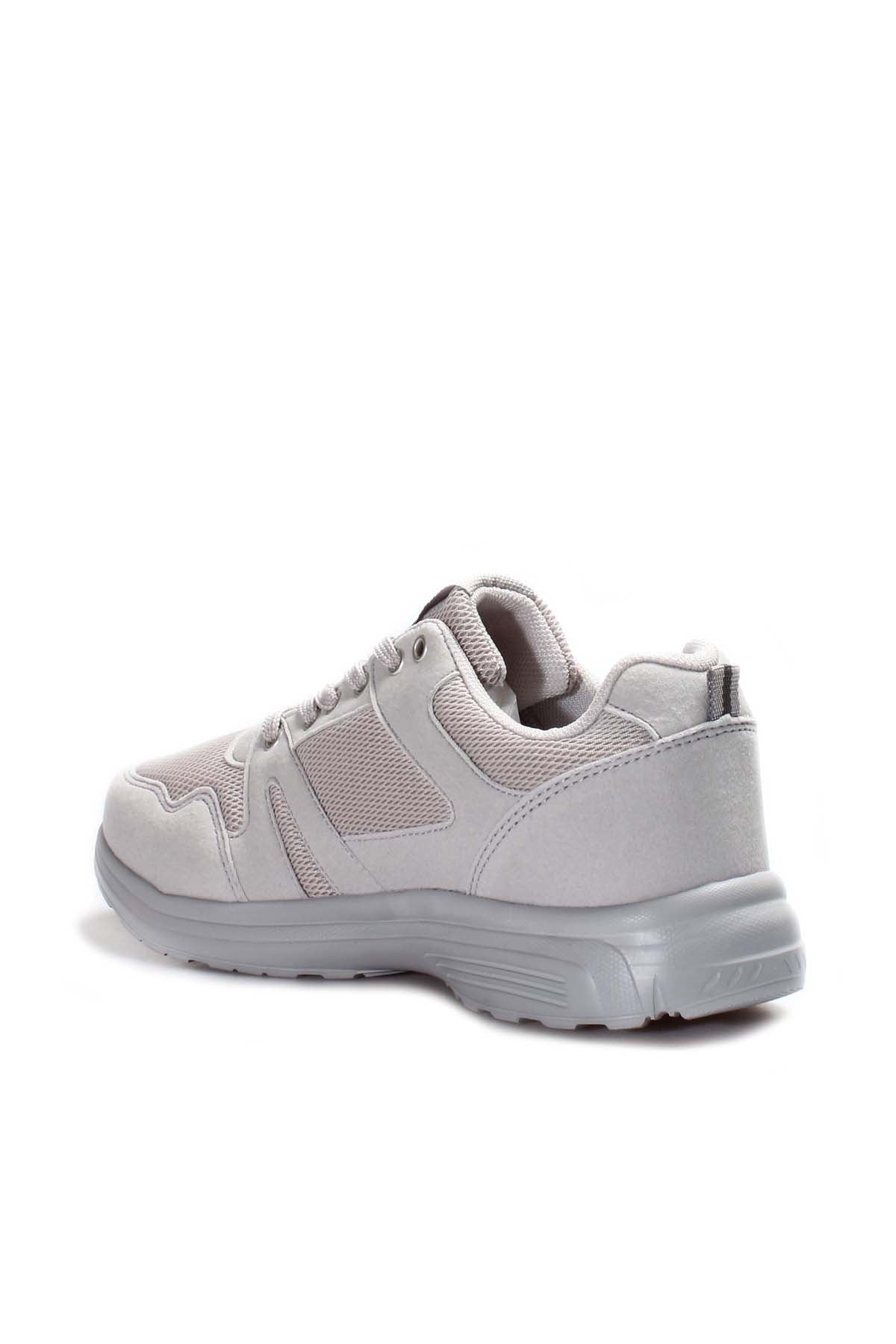 Men's Light Gray Athletic Sneakers with Breathable Mesh - Wessi