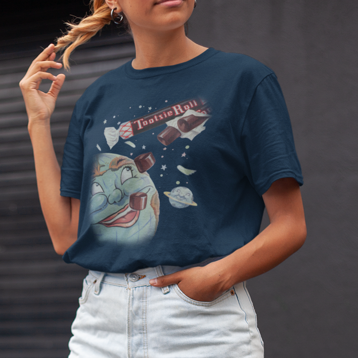Tootsie Roll® Moon Vintage 1920 Tootsie Roll Ad Tee