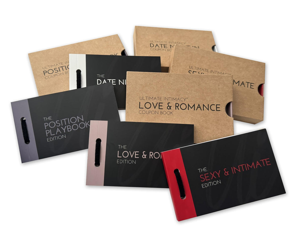 Get All 4 Couples Coupon Books - Date Night, The Position Playbook, Love And Romance And Sexy And Intimate