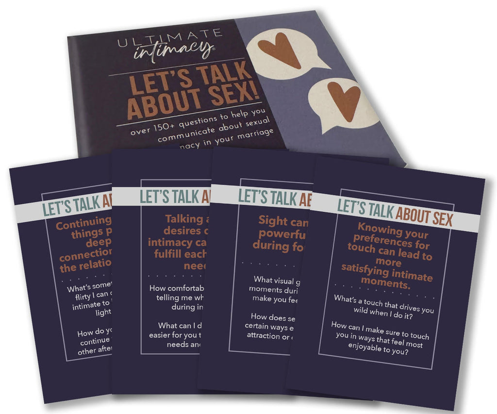 Let's Talk About Sex Combo - Card Deck & Book for Couples Communication