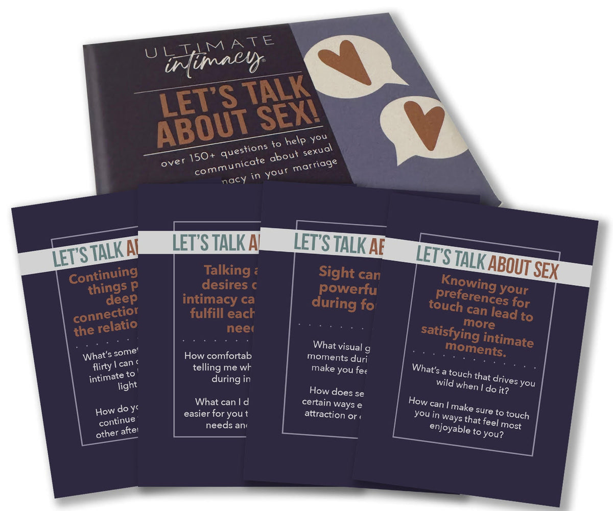 Let's Talk About Sex Combo - Card Deck & Book for Couples Communication