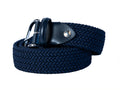 Woven Stretch Belt Solid Midnight Navy