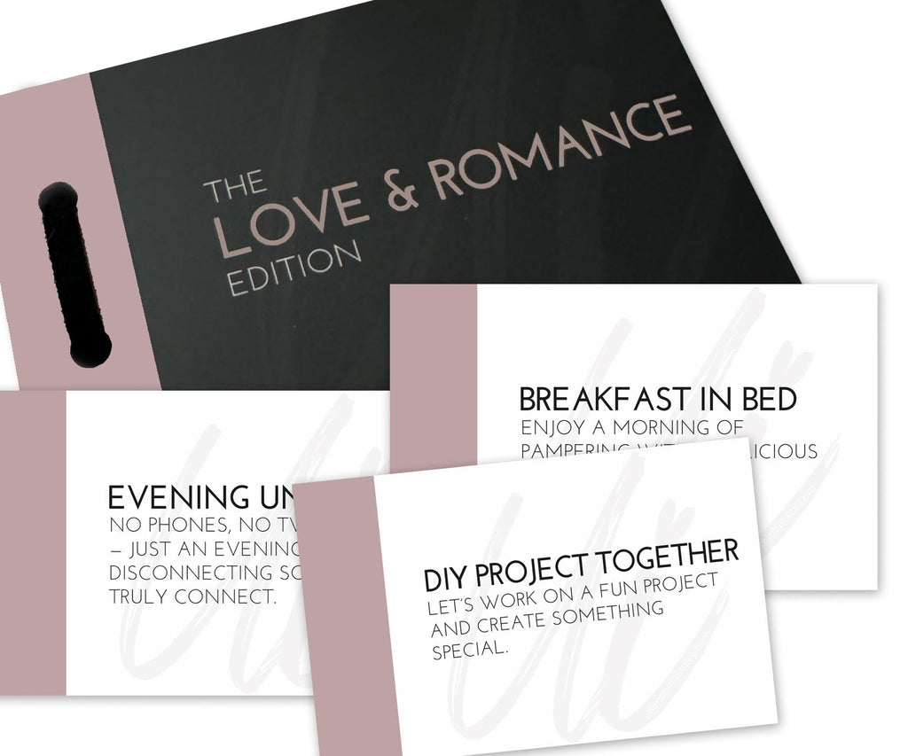 Love And Romance Coupon Book For Couples