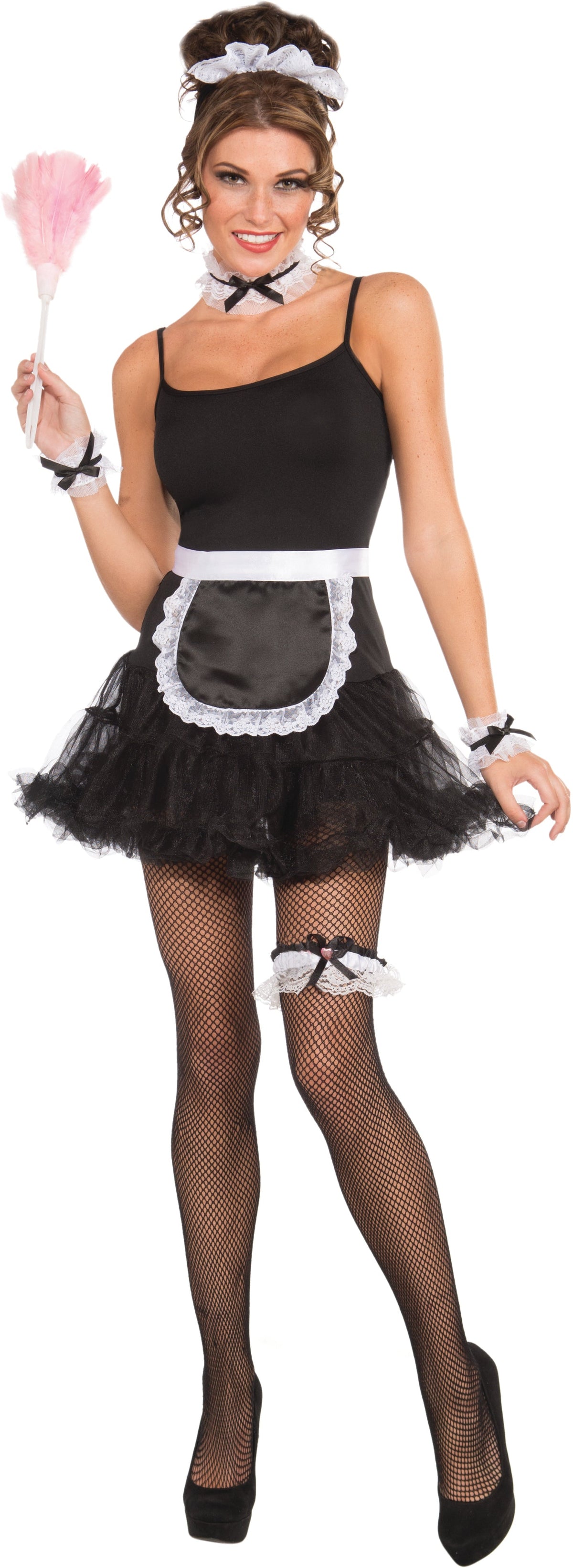 French Maid Accessory Kit Black and White