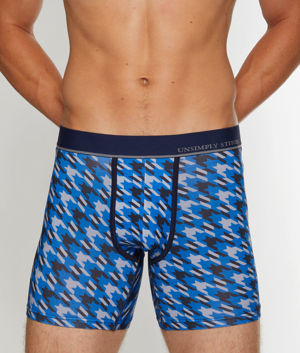 Unsimply Stitched Houndstooth Boxer Brief