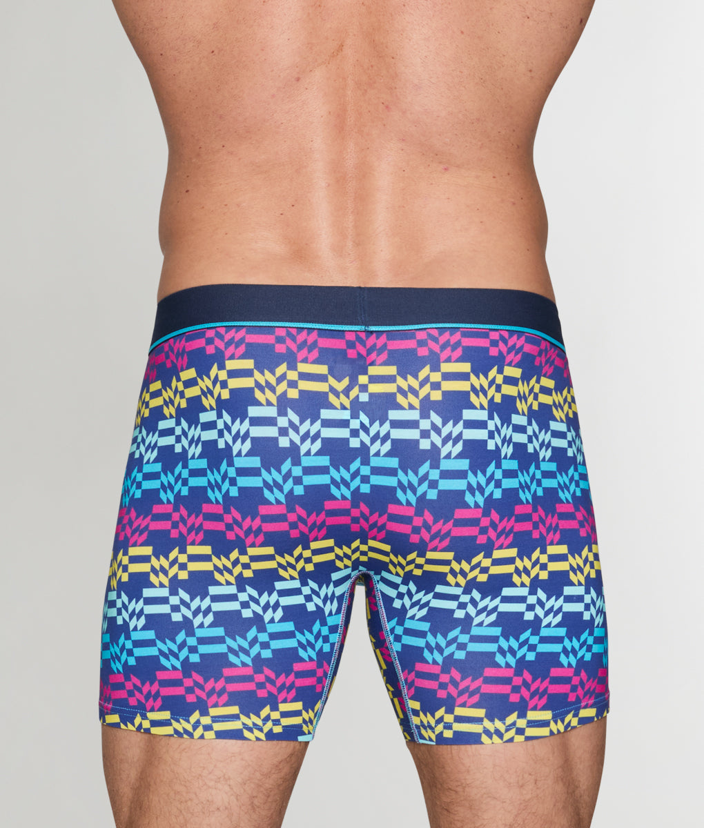 Unsimply Stitched Retro Stripe Boxer Brief