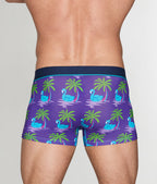 Unsimply Stitched Flamingo Palm Tree Trunk
