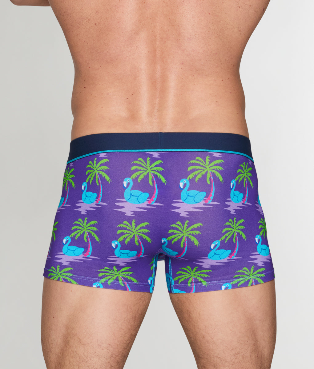 Unsimply Stitched Flamingo Palm Tree Trunk