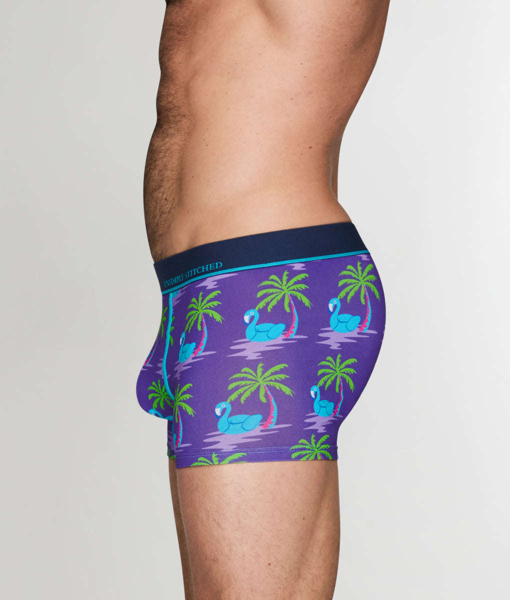 Unsimply Stitched Flamingo Palm Tree Trunk