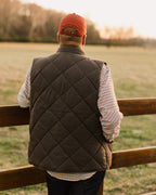 Arthur Quilted Waxed Down Vest