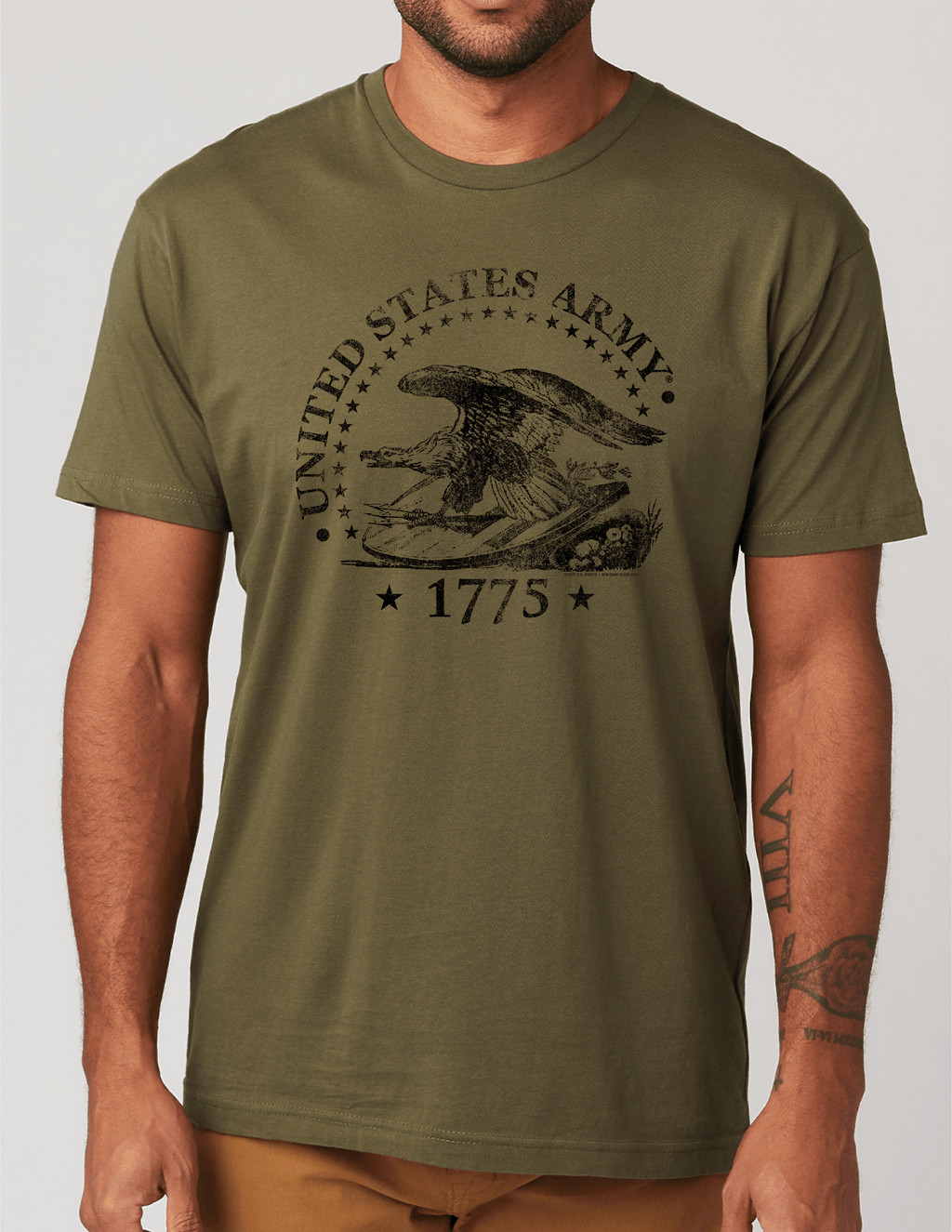 U.S. Army® Est. 1775 Military Green Historical Tee | Officially Licensed