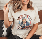 U.S. Army® Uncle Sam | I want YOU Historical War Poster Tee | Officially Licensed